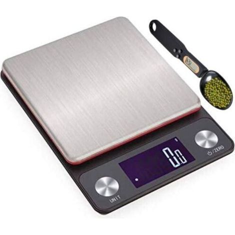 Pour la cuisine et les bijoux Balance électronique Chargement USB Balance de cuisine de haute précision Cuisson précise Pâtisserie Balance électronique portable Version plug-in avec balance