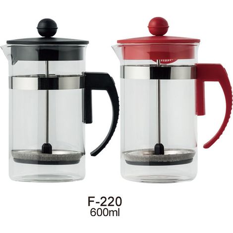 Tisaniera schiumalatte cappuccino in vetro 600 ml 2 Colori