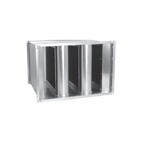 Silencieux acoustique rectangulaire SLC - 4 coulisses - 100-4-1000