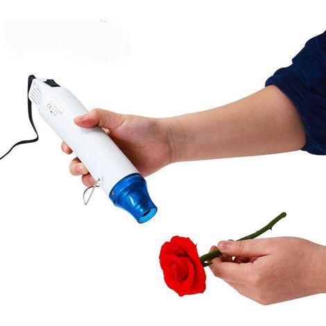 Pistolet thermique à prise ronde 220 V pour le thermo-rétractable, la fabrication de tampons en caoutchouc, la poudre à gaufrer et les feuilles thermo-rétractables. (1/5)