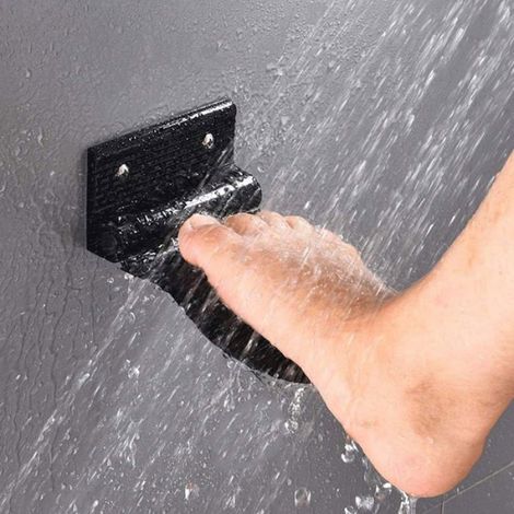 Repose-Pieds - Aluminium - Pour Rasage Et Lavage Des Jambes - Salle De Bain Douche - 1 Pièce (1/4)