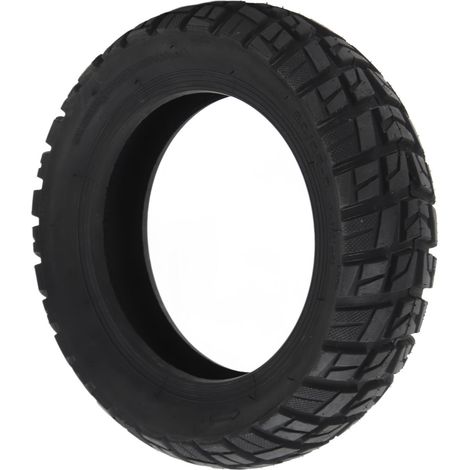Pneu 80/65‑6 pour trottinette électrique : excellente adhérence, en caoutchouc, de remplacement pour trottinette électrique. (1/5)