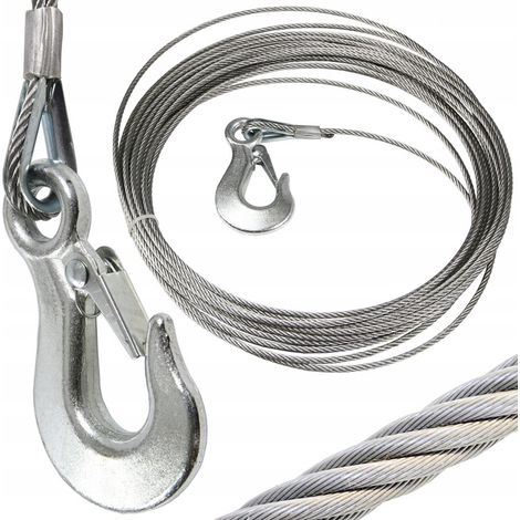 Elektrische Seilwinde 12V mit Fernbedienung 907kg / 2000LBS Offroad Motorwinde Seilzug Elektrowinde 4mm/15m Stahlseil (1/5)