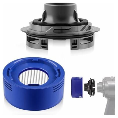 Kit filtro posteriore per Dyson V7 V8, filtri di ricambio lavabili per aspirapolvere Dyson V8 V7, coperchio motore posteriore, accessori di ricambio