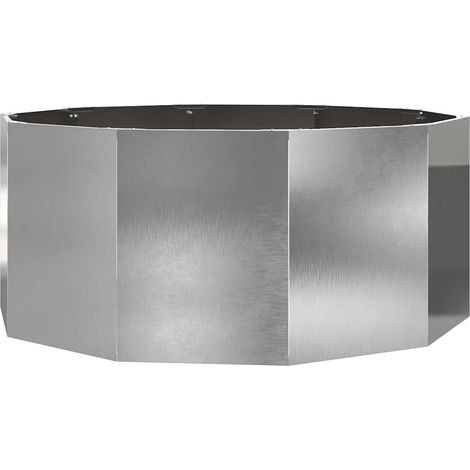 Maison Exclusive - Pflanzkübel Silber 120 x 120 x 50 cm Edelstahl