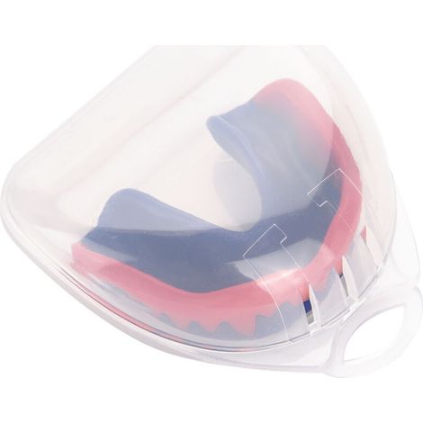 Protège-dents professionnel, protège-gencives, outil de protection pour karaté et boxe, bleu et rouge (1/5)