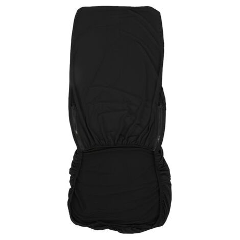 Elastischer Stuhlsitzbezug aus Stretchmaterial für Bürostühle (schwarz) (1/5)