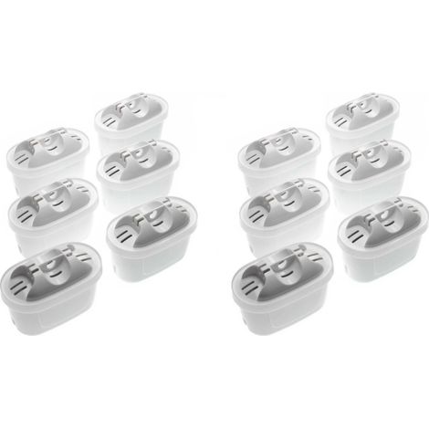 vhbw 12x Wasserfilter Filter kompatibel mit Filter Logic FL-402H Filterkanne, Wasserkanne (1/2)