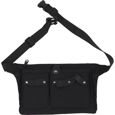 Sac à ceinture porte-ciseaux pour coiffeur - Étui de rangement professionnel pour salon de coiffure (1/5)