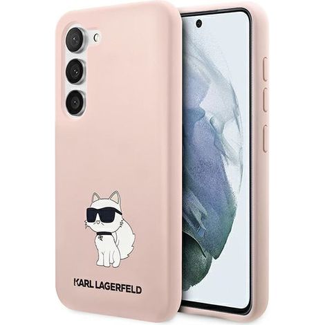 Karl Lagerfeld KLHCS23SSNCHBCP S23 S911 Hardcase Pink Silikon Choupette (1/5)