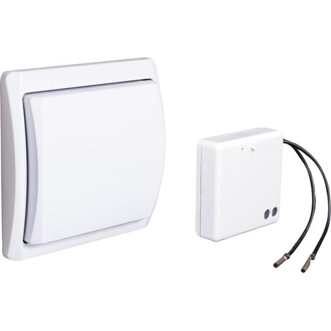 Kit interrupteur va et vient sans fil, portée 70m, 433,92 Mhz, 300W max, 230V (1/5)