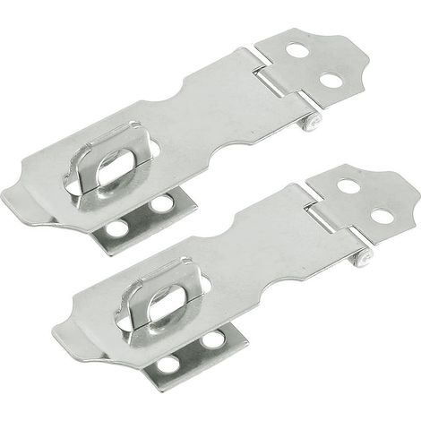 Ensemble de 2 agrafes fermeture en acier inoxydable pour armoire Tore Tür Edelstahl "Long Set (1/2)