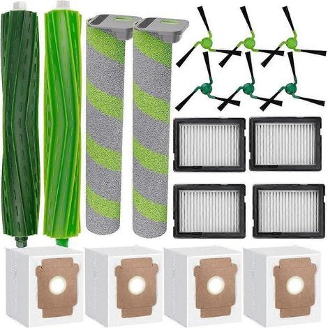 Accessoires pour aspirateur robot iRobot Roomba Max 705 Combo/706 Combo : brosses principales, filtres, brosses latérales, sacs à poussière