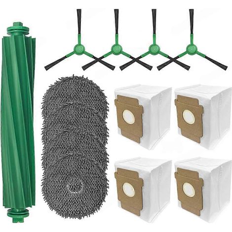 Accessoires et pièces détachées pour iRobot Roomba Plus 405/505 : brosse principale, chiffon de nettoyage et sac à poussière (1/5)