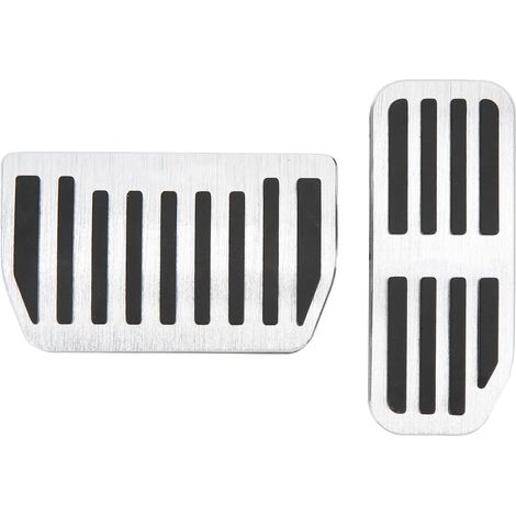 Kit de Pédales de Frein, Pédale D'accélérateur de Frein de Remplacement en Alliage D'aluminium Antidérapant pour Jaguar F E I PACE XE XF (1/4)