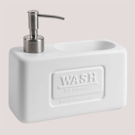 Dispenser di sapone per cucina in ceramica Yaddiel SKLUM (1/5)