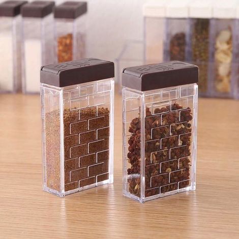 6PCS Salieres Poivrieres Plastique Camping Epices Voyage Lumiryn (1/5)