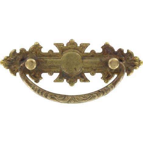 BL MANIGLIA 06305 115X50 MM OTTONE ANTICATO- 1,0 blister