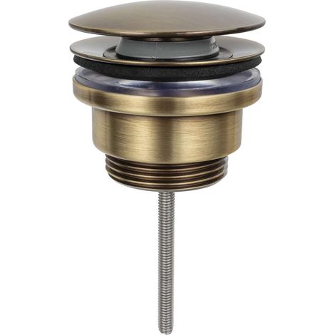 Sapho - Piletta di scarico, Click-Clack, bronzo CV1110BR (1/3)