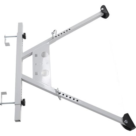 Stabilisateur D'échelle pour Escalier, Support Mural Rallonge D'échelle Robuste pour échelles Toit Et de Gouttière, Accessoires pour échelles à Extension Ferme, Fixation D'échelle (1/5)