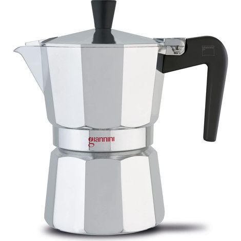Giannini Nina Moka Caffettiera Alluminio Mezza Tazza (1/3)