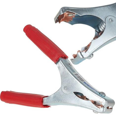 Morsetto a coccodrillo - morsetto a rana 210x130mm 500A - più (50) (1/4)