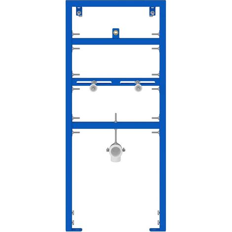 Support mural de salle de bain Bleu 50 x 17.5 x 136 cm Acier CFW97317 (1/5)