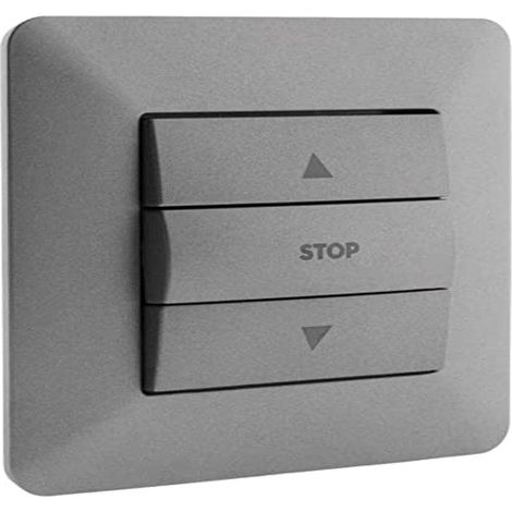 Zenitech - Interruttore comando tapparelle Titanium - Artezo
