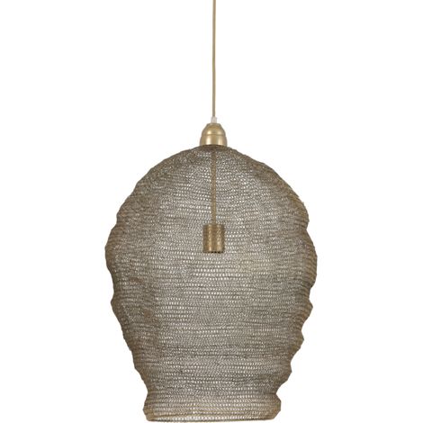 Light & Living - lámpara colgante - Nikki - bronce - metal - Ø (1/4)