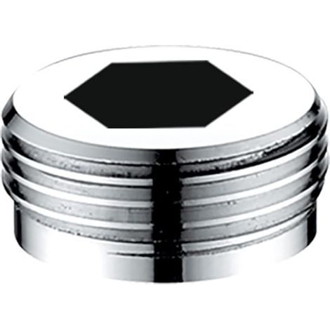 Reduzieradapter G1/2"-Innengewinde auf G3/4"-Außengewinde, Messingadapter mit NBR-Gummidichtung, Winkelventil-Reduzier-Kompressionsverbinder aus Metall für (1/5)