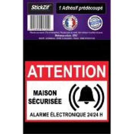 ADHESIF PRE DECOUPE MAISON SECURISEE X1