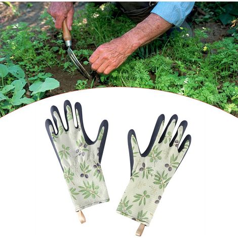 1 Paire Gants de jardinage, antidérapants, imperméables, anti-perforation, pour femme (1/5)