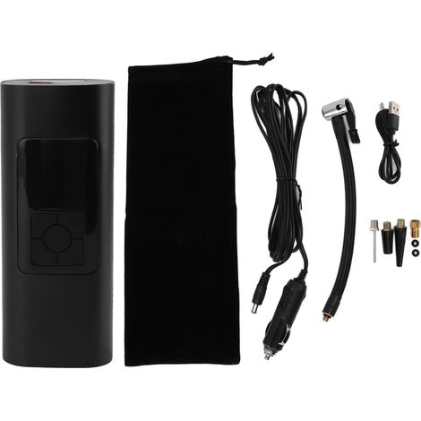 Compresseur d'air portable 150 PSI sans fil gonfleur pneu 12V DC double alimentation pompe à air avec lampe voiture moto ballon (1/5)