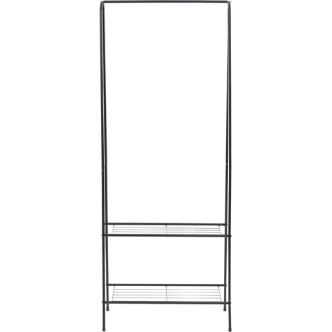 INLIFE Portant 59 x 35 x 150 cm Noir (1/5)