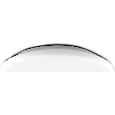 Voltman – Plafonnier spécial salle de bain IP54 étanche 18W 1710lm 4000K – Design arrondi – Dimensions 31x31x7cm – Matériau PC (1/6)