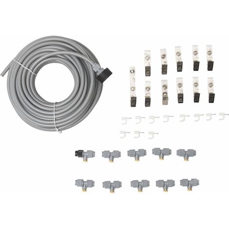 Brumisateur de terrasse 15 m 10 buses laiton WERKA PRO