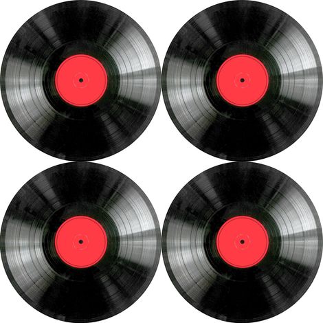 Set di 4 tovagliette rotonde per tavoli 4D, 33 cm - vinile Feltro ecologico, stampa HD, lavabile a 40 °C, Bertoni (1/5)