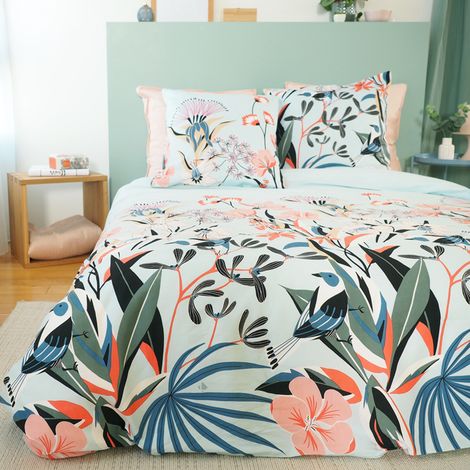 Parure de lit satin de coton PAYA 240x220 cm (1/5)