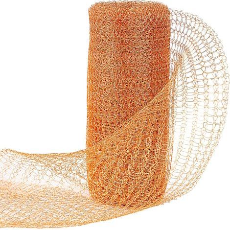 Kupferdrahtgeflecht zur Nagetierbekämpfung, rattensicheres Kupferdrahtgeflecht, Kupferdrahtgeflechtrollen zur Schädlingsbekämpfung (Ratten, Nacktschnecken, Schnecken, Fledermäuse) (1/5)