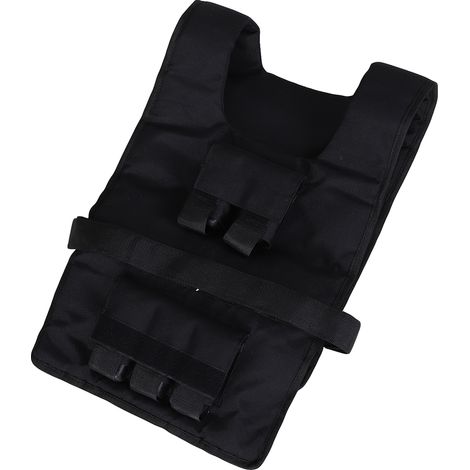 Chaleco lastrado ajustable 30 kg de Oxford y hierro para entrenamiento 36 x 52 cm (1/4)