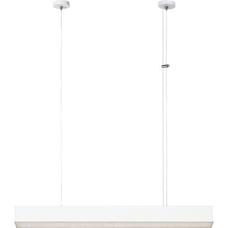 Suspension linéaire blanche 80 cm LED CCT 32W Mira (1/5)