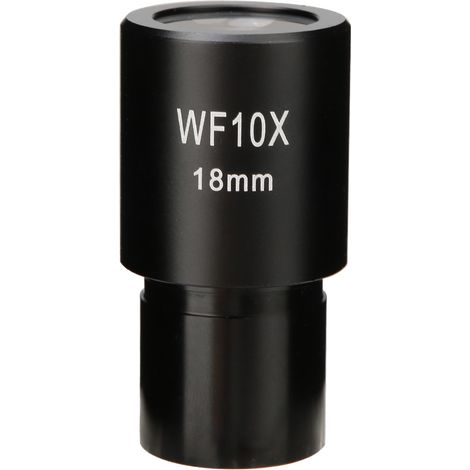 Oculaire grand angle avec échelle pour microscope biologique WF10X 18mm (1/5)