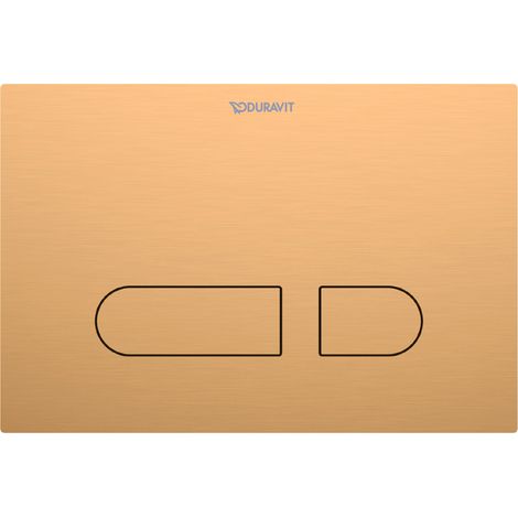 Duravit DuraSystem - WC-Betätigungsplatte, Bronze gebürstet WD5012044000
