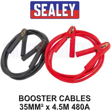 Sealey Booster Cables 35mm� x 4.5m 480A BC3545 (1/3)