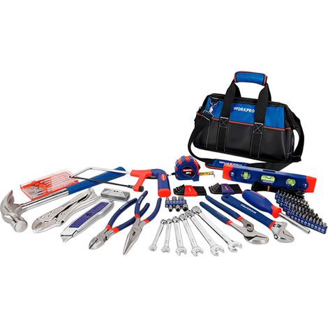 Juego de herramientas para reparaciones domésticas, bolsa 156 piezas