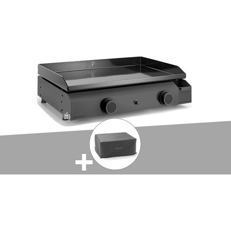 Plancha gaz Base 60 acier avec housse - Forge Adour