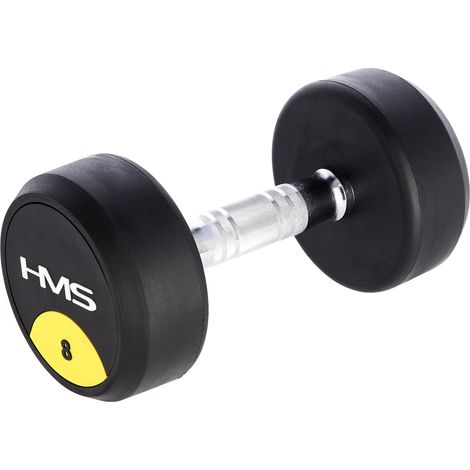 Manubrio in gomma da 8 kg - Attrezzatura per palestra domestica (1/5)