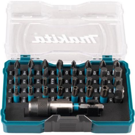 Makita E-12441 33 Piece Black Impact Driver Impact Screwdriver Bit Set + Holder