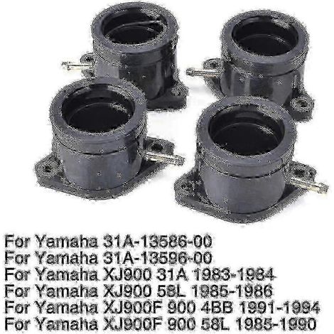 Adaptateurs de carburateur Yamaha XJ 900 - Kit d'interface 4 pièces 31A-58L 31A-13586-00 (1/5)