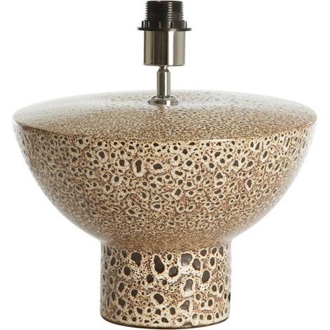 Light & Living - lampada da tavolo - Yasur - marrone - ceramica -